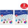 Beistle 24 Piece Beach Theme Pool Party Swirls Hanging Spirals, 15″ – 30.5″, Multicolored