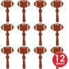 Beistle 24-Pack Football Clappers for Party Favors, 7-Inch,Brown/White(7″)