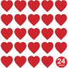 Beistle 24-Piece Printed Heart Cutouts, 15-Inch