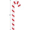 Beistle 3 Piece 33.5″ Vinyl Hanging Inflatable Candy Canes for Christmas Decorations, Indoor Outdoor Blow Up Holiday Decor