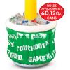 Beistle 3 Piece Novelty Inflatable Goal Post Drink Coolers with Football Decorations Game Day Party Beverage Holders, 74″ x 28″, Green/Yellow/White/Brown/Orange(Goal Post Cooler w/Football)