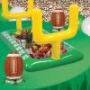 Beistle 3 Piece Novelty Inflatable Goal Post Drink Coolers with Football Decorations Game Day Party Beverage Holders, 74″ x 28″, Green/Yellow/White/Brown/Orange(Football Field Buffet Cooler)