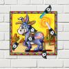 Beistle 3 Piece Paper Donkey Party Games For Birthday Party Supplies and Favors, Includes Blindfold Masks & Tails, Celebrating With You Since 1900