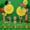 Beistle 3 Piece Plastic Tailgate Zone Streamers for Sports Theme Football Game Day Party Decorations, 3″ x 20′, Black/Yellow