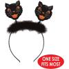 Beistle 3 Piece Retro Vintage Halloween Cat Bopper Headbands Spooky Party Favors Supplies And Costume Accessories