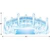 Beistle 3′ x 6′ 6″ Cardboard Winter Wonderland Prom Decorations, Snowy Bridge Photo Prop, Holiday Christmas Party Decor