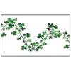 Beistle 30662-G Gleam ‘N Flex Shamrock Garland, 25-Feet(Green)