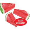 Beistle 3-D Watermelon Centerpieces, 5.5″ x 4.5″, Set of 6- Summer Table Decorations, Fruit Cutouts, Birthday Party Supplies