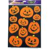 Beistle 3-Pack Halloween Window Sticker Clings Bundle Featuring Pumpkins, Ghosts & More