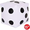Beistle 4 Piece 15″ Large Inflatable Dice for Casino Themed Party Decorations