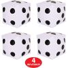 Beistle 4 Piece 15″ Large Inflatable Dice for Casino Themed Party Decorations