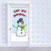 Beistle 5 Piece 6′ 6″ Hanging Winter Snowflake Stringers, Christmas Decorations, Snowy Theme Party Supplies