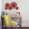 Beistle 5 Piece Metallic Foil Hanging Decorative Fans for Birthday Party, Anniversary Celebration, Bridal Shower, Happy New Year’s Eve Decorations(Rose Gold)
