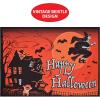 Beistle 5′ x 7′ Vibrant Fabric Vintage Halloween Backdrop – Spooktacular Witch and Haunted House Photo Background Prop, Celebrating with You Since 1900