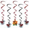 Beistle 5-Pack Ladybug Whirls, 3-Feet 4-Inch