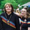 Beistle 6 Piece 33″ Rainbow Pride Necklaces with Medallions, Parade Throws, LGBTQ Party Supplies