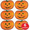 Beistle 6 Piece Paper Jack-O-Lantern Cut Outs, Halloween Party Decorations, Fall Décor, Made In USA Since 1900