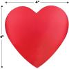 Beistle 72-Piece Red Foil Heart Cutout, 4-Inch(Red (72-pack))