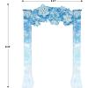 Beistle 8′ 4″ x 5′ 3.5″ Cardboard Winter Wonderland Prom Decorations Archway Photo Prop, Snow Theme Christmas Party Décor