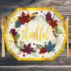 Beistle 9″ Fall Leaf Plates(Friendsgiving Dinner Plates)