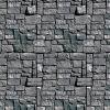 Beistle Bloody Wall Backdrop, Scary Blood-Splatter Halloween Photo Decoration, Zombie Crime Scene Wall-Covering for Haunted House Parties, 4′ x 30′(Stone Wall – 2 Piece)