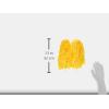 Beistle Blue Poly Shakers, 2-Count, Cheerleading Pom-Poms for Sports Events, Football Game Days, Pep Rallies, Showing School Spirit, and Team Pride Celebrations, 12” x 11”(Golden-yellow)