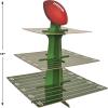 Beistle Boardstock Football Cupcake Stand, Sports Theme Dessert Holder for Game Day Party Supplies, Celebrating with You Since 1900(11.8″ x 11.8″ x 15″ (Pack of 2))