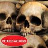 Beistle Catacombs Wall Backdrops, 4′ x 30′, 3 pcs – Skulls & Bones Halloween Decorations