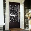 Beistle Congrats Grad Door Cover, 30 by 5-Feet, Black/White