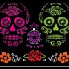 Beistle Day of the Dead Tablecovers, 54” x 108”, 2 Pieces – Plastic Table Cloth, Rectangular Tablecloth, Table Covers for Party, Mexican Tablecloth, Day of the Dead Decorations, Fiesta Party Supplies(54″ x 108″)