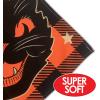 Beistle Fabric Black Cat Vintage Halloween Tablecover, 55” x 90.5” – Polyester Table Cloth, Rectangular Tablecloth, Holiday Tablecloth, Halloween Fabric Tablecloth, Halloween Decorations(Vintage Halloween Fabric)