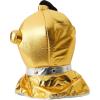 Beistle Fabric Diver Helmet – One Size Fits Most, Halloween Costume Dress Up, Under the Sea Costume, Deep Sea Costume Hats, Novelty Hats, Deep Sea Diver Helmet Costume,Gold/Black