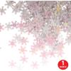 Beistle Fanci-Fetti Snowflakes, Winter Wonderland Opalescent Table Confetti & Christmas Decorations, Holiday Snow Decor for Holiday Party, 1 oz. Pkg.(Opalescent)