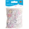 Beistle Fanci-Fetti Snowflakes, Winter Wonderland Opalescent Table Confetti & Christmas Decorations, Holiday Snow Decor for Holiday Party, 1 oz. Pkg.(Opalescent)