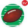 Beistle Football Coasters, Set of 24, Tableware for Game Day Parties, and Tailgating, Drink and Beverage Protectors for Sports-Themed Events