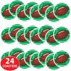 Beistle Football Coasters, Set of 24, Tableware for Game Day Parties, and Tailgating, Drink and Beverage Protectors for Sports-Themed Events