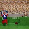 Beistle Football Field Backdrops, 4’ x 30’, 2 Pack – Backdrop for Parties, Photo Backdrop, Easy to Adhere Wall Covering, Photography Background, Sports Party Decoration, Game Day Decoration(Lower Deck Stadium 2 Piece)