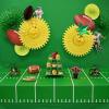 Beistle Football Tablecover 54 inch x 108 inch(Football Tablecovers (3-Pack))