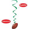 Beistle Football whirls hanging decorators(Football Whirls – (10 Pack))