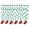 Beistle Football whirls hanging decorators(Football Whirls – (24 Pack))