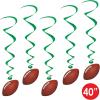 Beistle Football whirls hanging decorators(Football Whirls – (5 Pack))