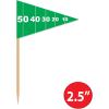 Beistle Game Day Football Picks 50 Count(Green/White)