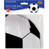 Beistle Giant Inflatable Soccer Ball Party Decorations for Sports Theme Birthday Celebration, 28″, Black/White