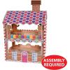 Beistle Gingerbread House Treat Holder, 17.5” x 11.75”- Candy Theme Holiday Party Supplies, Christmas Decorations