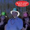 Beistle Glowing Black Light Reactive New Year’s Eve Party Assortment for 50 People with Light Up Accessories, NYE Photo Booth Props and Favors, One Size, Multicolor