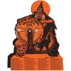 Beistle Halloween Fortune Wheel Game, 9-Inch by 7-1/2-Inch, Multi-Colored(Vintage Hllwn Witch Fortune Wheel Game – 2 Pieces)