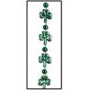 Beistle Happy St Patrick’s Day Plastic Beaded Necklace Assortment 100 Piece Shamrock Party Favors, 24″ & 33″, Green/Gold(Bulk Shamrock Beads)