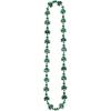 Beistle Happy St Patrick’s Day Plastic Beaded Necklace Assortment 100 Piece Shamrock Party Favors, 24″ & 33″, Green/Gold(Bulk Shamrock Beads)