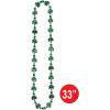 Beistle Happy St Patrick’s Day Plastic Beaded Necklace Assortment 100 Piece Shamrock Party Favors, 24″ & 33″, Green/Gold(Shamrock Beads (1-Pack))