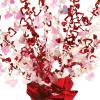 Beistle Heart Gleam ‘N Burst Centerpieces 2 Piece, 15″, Red/Opalescent